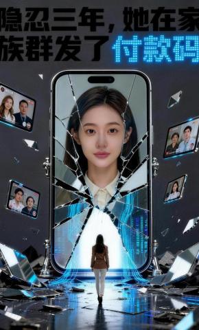 短剧《隐忍三年，她在家族群发了付款码》海报