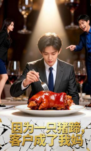 短剧《因为一只猪蹄，客户成了我妈》海报