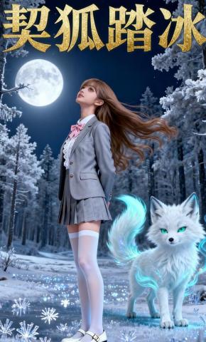 短剧《契狐踏冰》海报