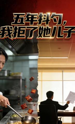 短剧《五年抖勺，我拒了她儿子》海报