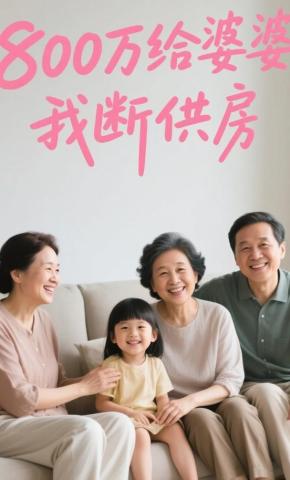 短剧《800万给婆婆，我断供房》海报