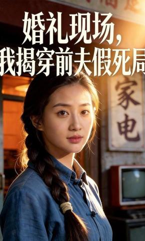 短剧《婚礼现场，我揭穿前夫假死局》海报