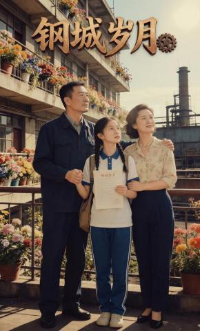 短剧《钢城岁月》海报