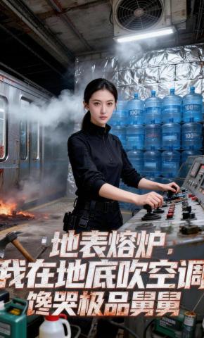 短剧《地表熔炉：我在地底吹空调，馋哭极品舅舅》海报