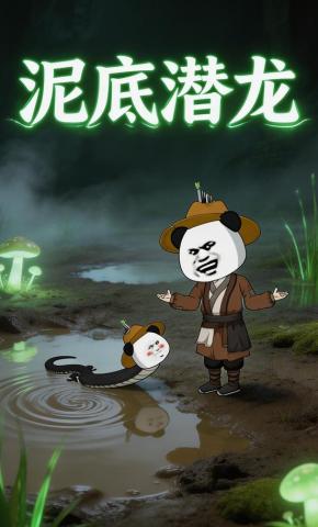 短剧《泥底潜龙》海报