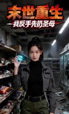 短剧《末世重生：我反手先扔圣母》海报