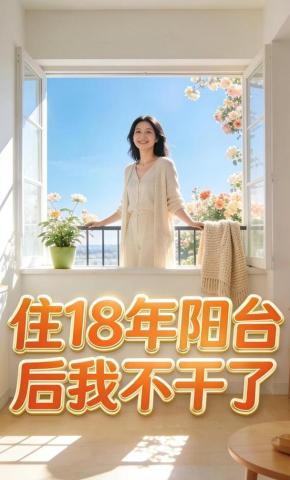 短剧《住18年阳台后我不干了》海报