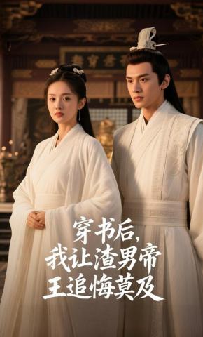 短剧《穿书后，我让渣男帝王追悔莫及》海报