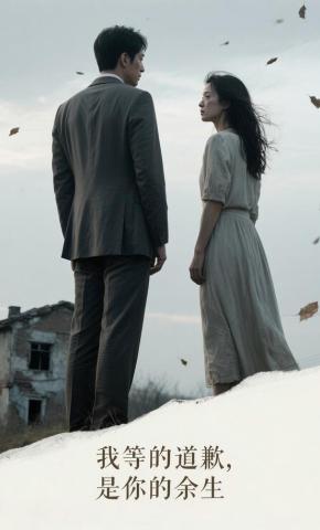 短剧《我等的道歉，是你的余生》海报