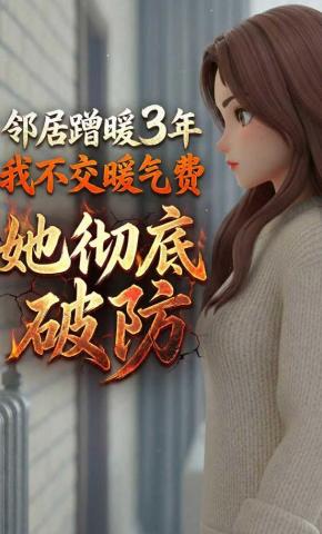 短剧《邻居蹭暖 3 年我不交暖气费，她彻底破防》海报