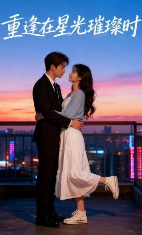 短剧《重逢在星光璀璨时》海报