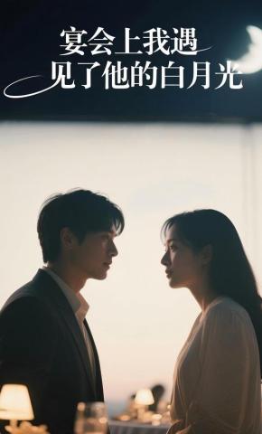 短剧《宴会上我遇见了他的白月光》海报