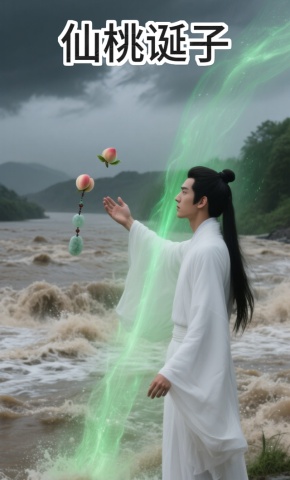 短剧《仙桃诞子》海报