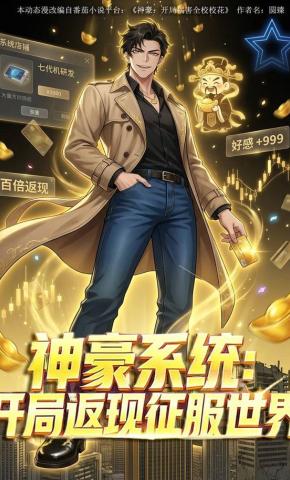 短剧《神豪系统：开局返现征服世界》海报