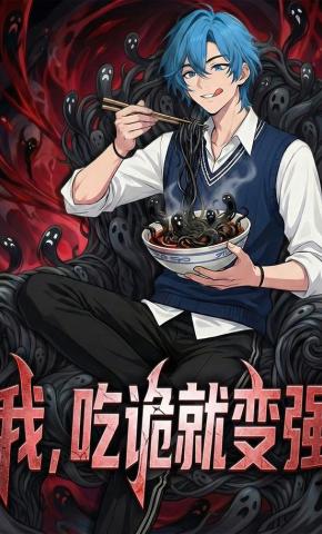 短剧《我，吃诡就变强》海报