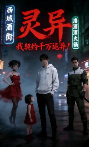 短剧《灵异：我契约千万诡异！》海报