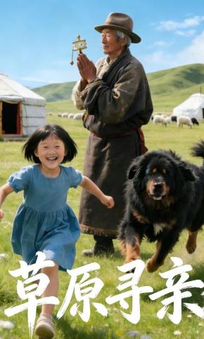 短剧《草原寻亲》海报