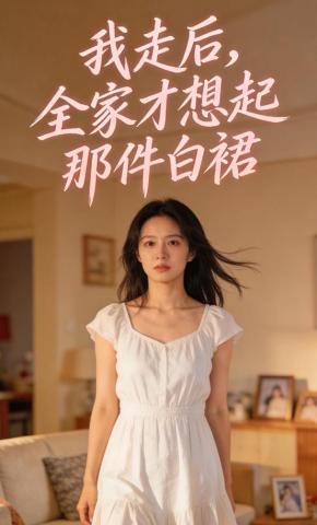 短剧《我走后，全家才想起那件白裙》海报