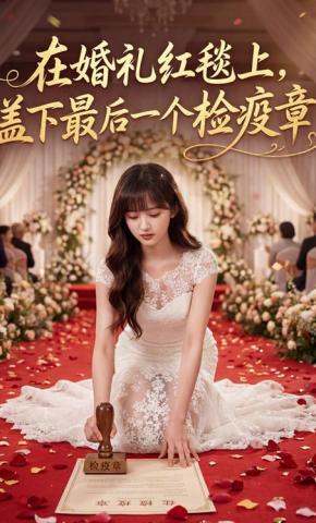 短剧《在婚礼红毯上，盖下最后一个检疫章》海报