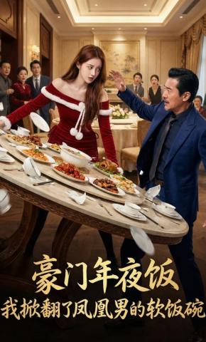 短剧《豪门年夜饭，我掀翻了凤凰男的软饭碗》海报