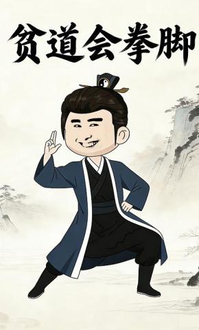 短剧《贫道会拳脚》海报