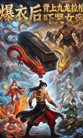 短剧《爆衣后，背上九龙拉棺吓哭女帝》海报
