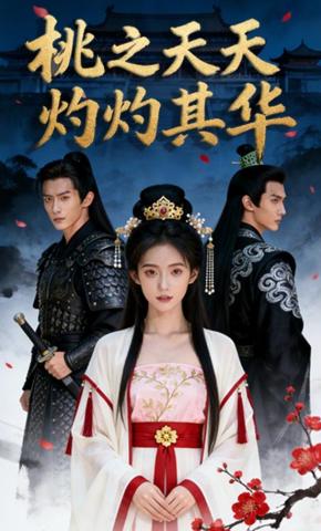短剧《桃之天天，灼灼其华》海报
