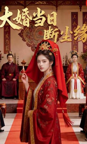 短剧《大婚当日断尘缘》海报