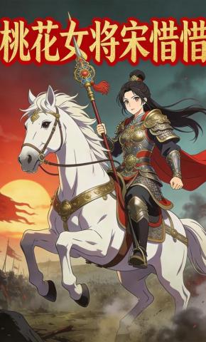 短剧《桃花女将宋惜惜》海报