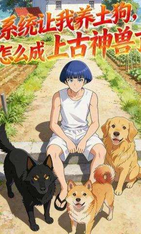 短剧《系统让我养土狗，怎么成上古神兽了》海报