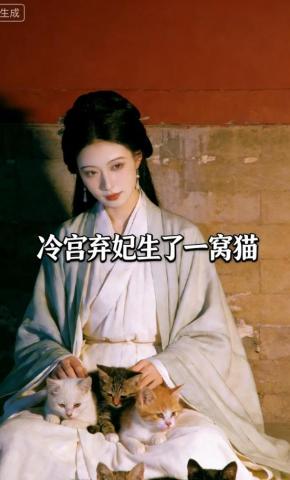 短剧《冷宫弃妃生了一窝猫》海报