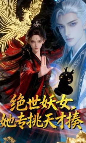 短剧《绝世妖女，她专挑天才揍》海报