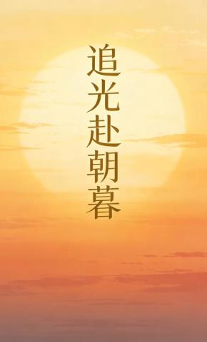 短剧《追光赴朝暮》海报