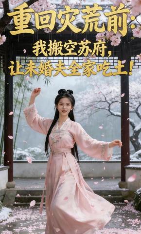 短剧《重回灾荒前：我搬空苏府，让未婚夫全家吃土》海报