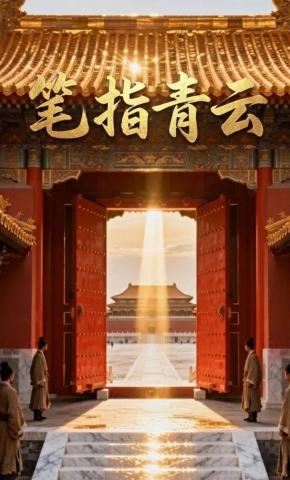 短剧《笔指青云》海报