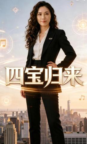 短剧《四宝归来》海报