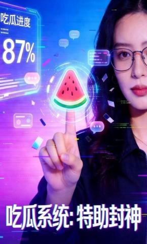短剧《吃瓜系统：特助封神》海报