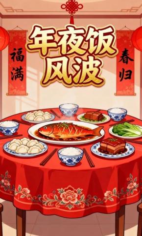 短剧《年夜饭风波》海报