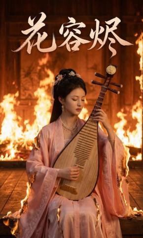 短剧《花容烬》海报