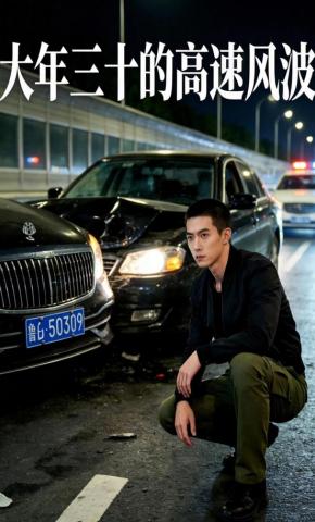 短剧《大年三十的高速风波》海报
