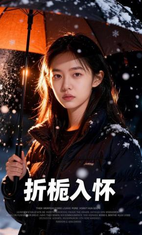 短剧《折栀入怀》海报