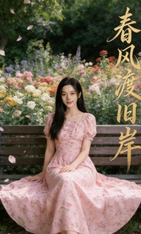 短剧《春风渡旧岸》海报