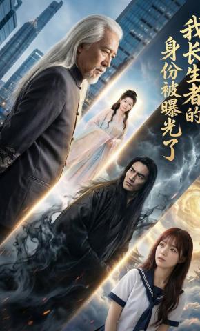 短剧《我长生者的身份被曝光了》海报