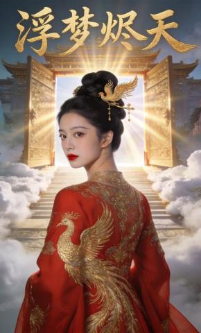 短剧《浮梦烬天》海报