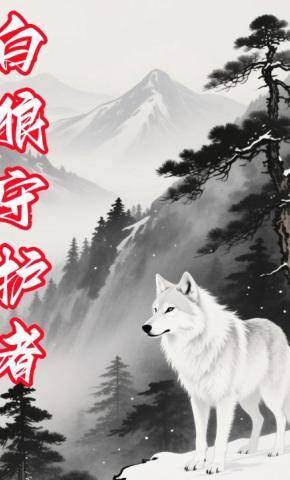 短剧《白狼守护者》海报