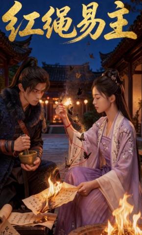 短剧《红绳易主》海报