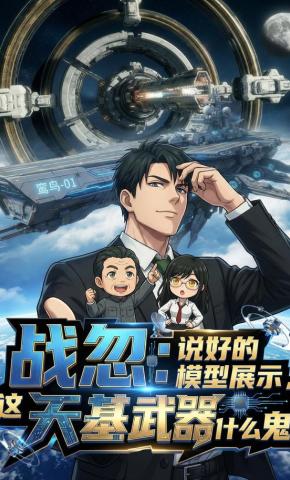 短剧《战忽：说好的模型展示，这天基武器什么鬼！》海报