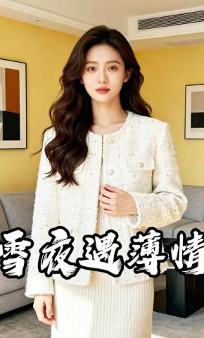 短剧《雪夜遇薄情》海报