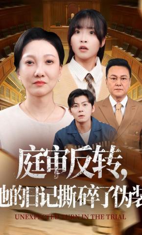 短剧《庭审反转，她的日记撕碎了伪装》海报
