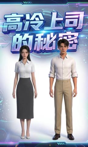 短剧《高冷上司的秘密》海报